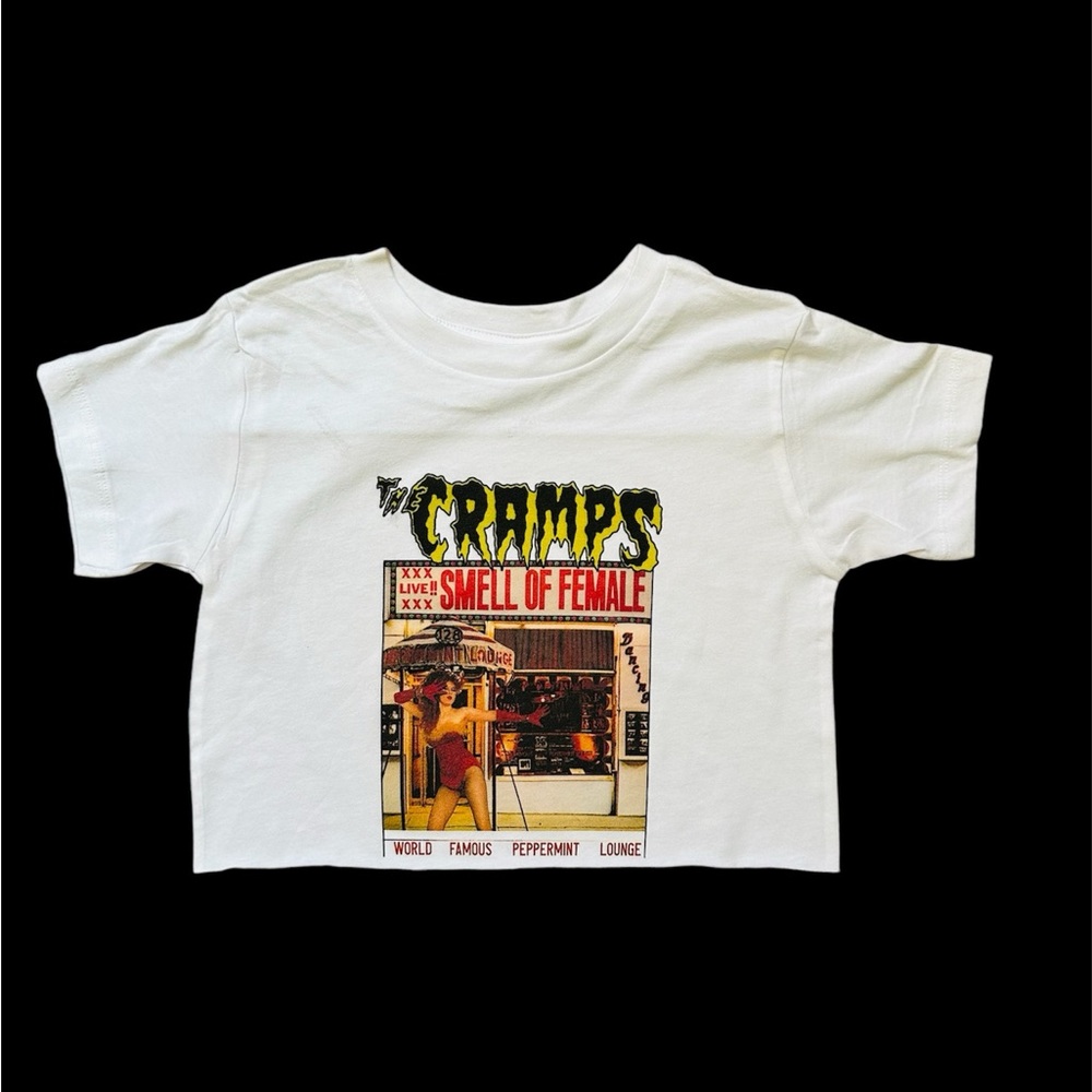 The Cramps Graphic Tee cropped top